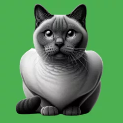 cute siamese cat representing cat breeds & traits